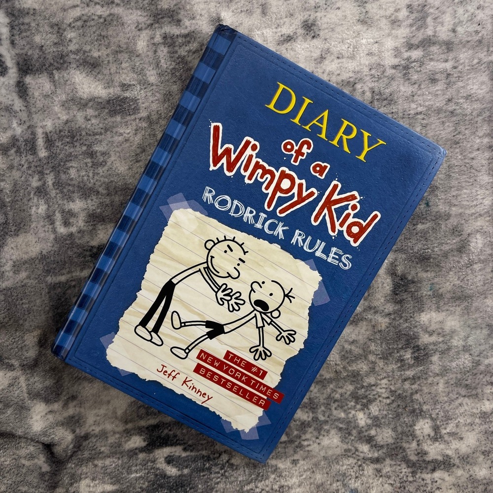Diary of a Wimpy Kid Rodrick Rules Book 2 Jeff Kinney Hardcover Amulet Books